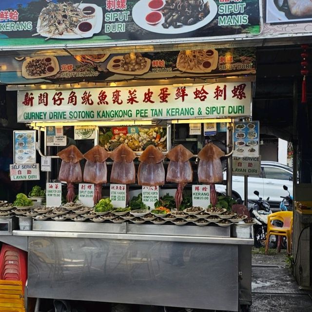 檳城新關仔角夜市，馬來西亞美食天堂