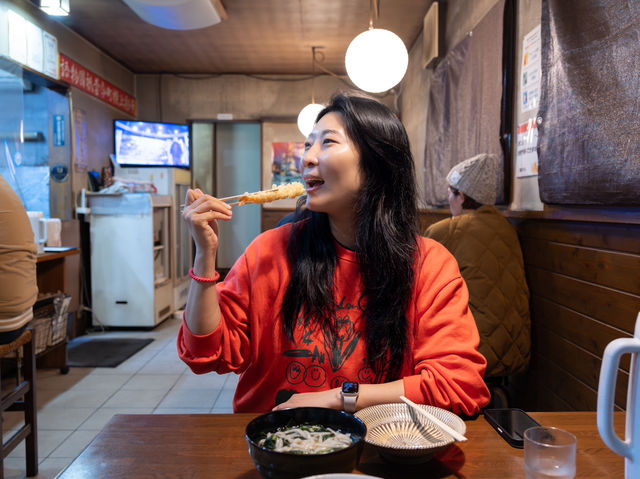 후쿠오카 히타 현지인 우동맛집 아스카 우동 ASUKA