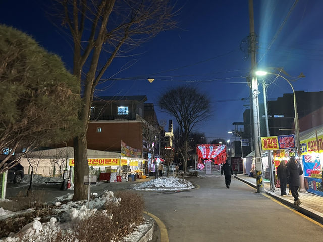 산천어 시장에 다녀오다~
