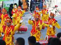 Local villages staged a grand street parade