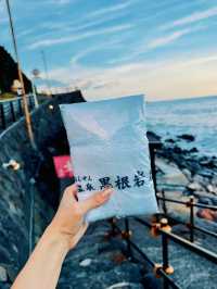 【温泉】波打ち際の絶景露天温泉♨️黒根岩風呂🌊