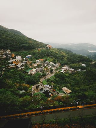九份｜基山街觀景台。