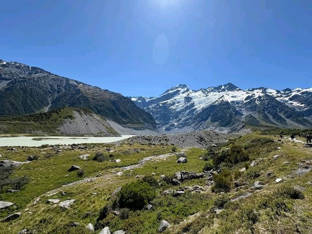 Hooker Valley track 紐西蘭庫克山國家公園的熱門健行步道