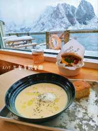 超美的羅弗敦群島雪景