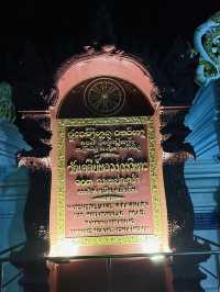Important temple in Chiangmai at night