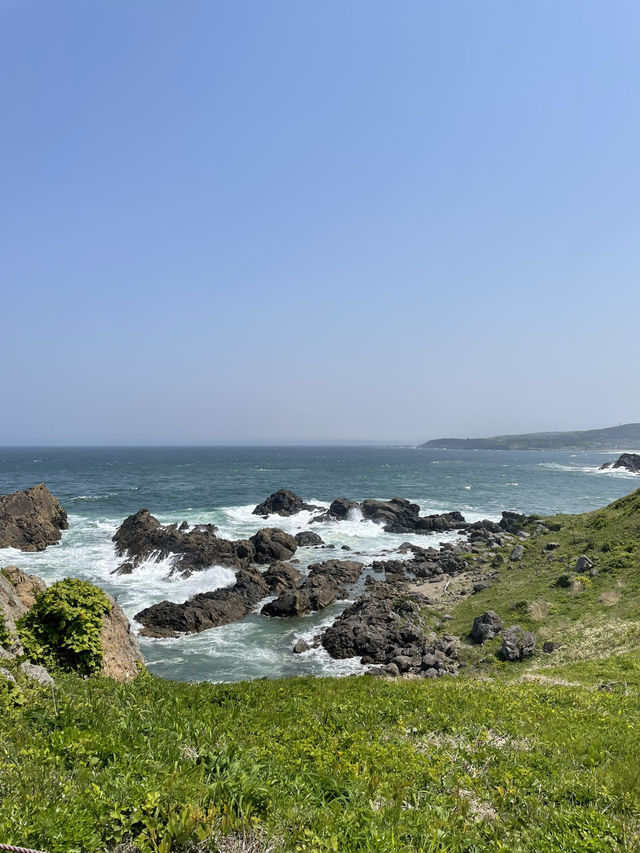 【青森× 葦毛崎展望台】美しい海岸線、激しい波、海の景色が見られます！