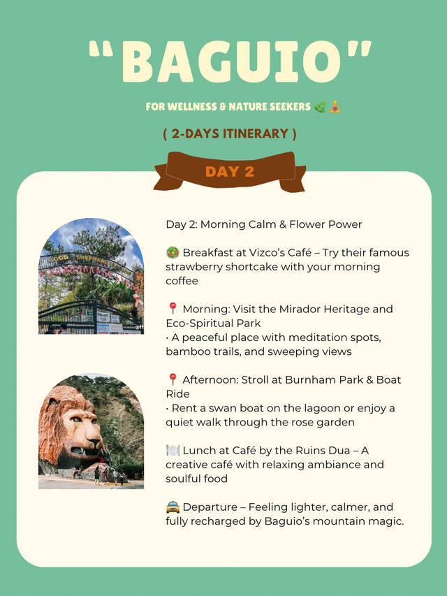 Baguio for Wellness & Nature Seekers 🌿🧘‍♀️