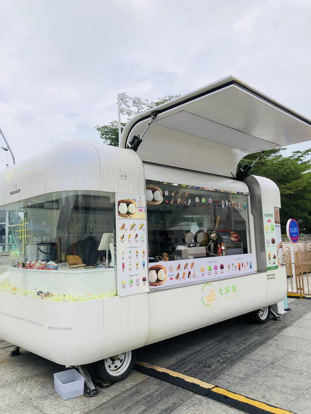 室外室內的一個很寫意的公園🥳
