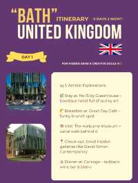 Bath 3-days itinerary 
