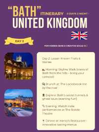 Bath 3-days itinerary 