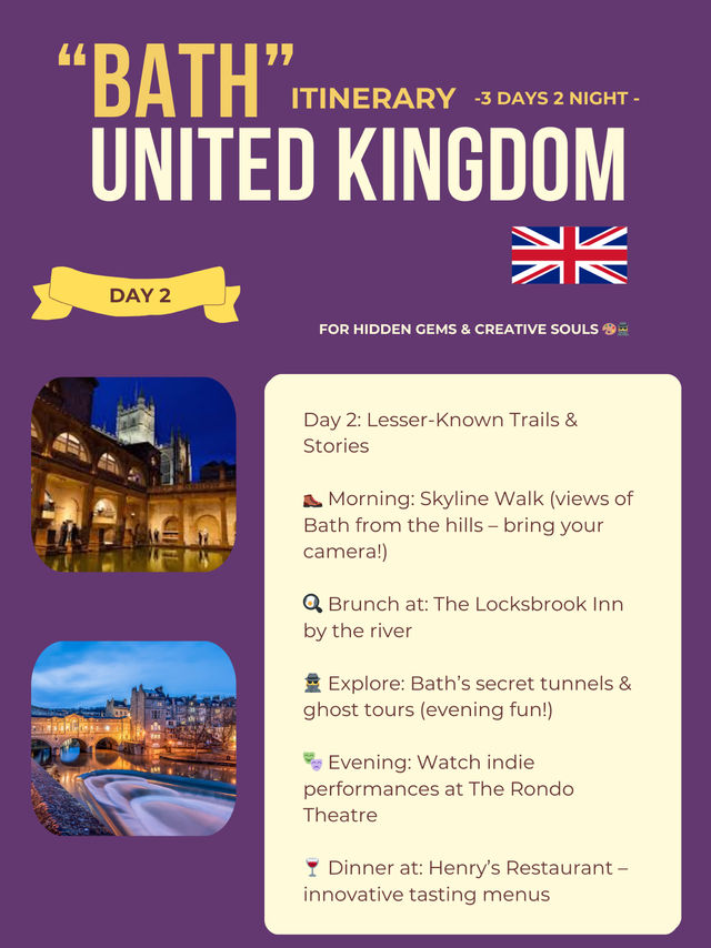 Bath 3-days itinerary 