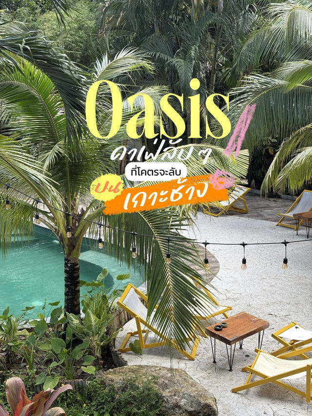 Oasis คาเฟ่ลับๆ ที่โคตรจะลับบนเกาะช้าง ✨🐘