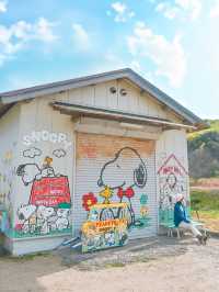 【淡路島】可愛すぎるスヌーピーの壁🐶💛