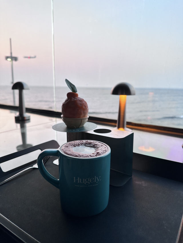 🍊 Hugely Café Jeju – A Sweet Slice of Coastal Bliss