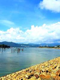 端午節走過欣澳灣連島沙洲