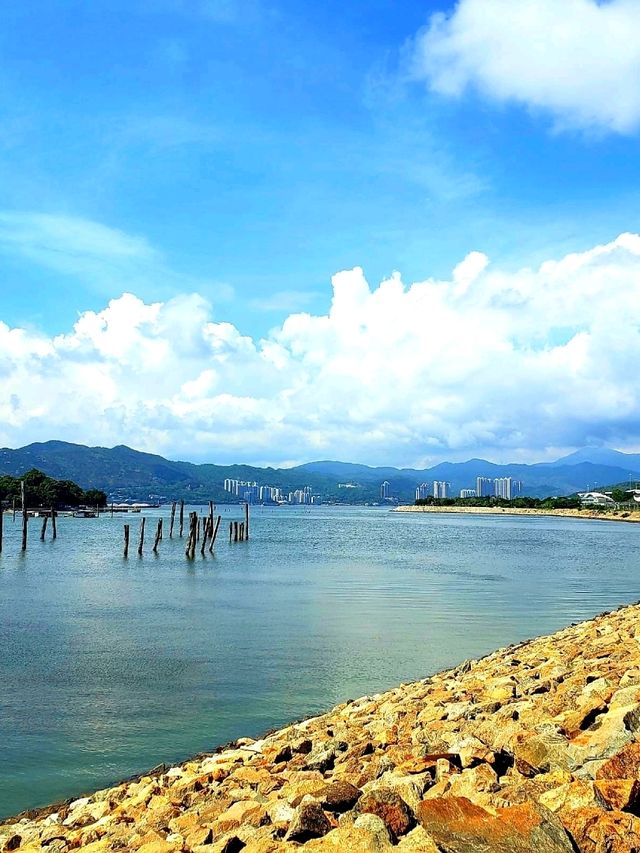 端午節走過欣澳灣連島沙洲