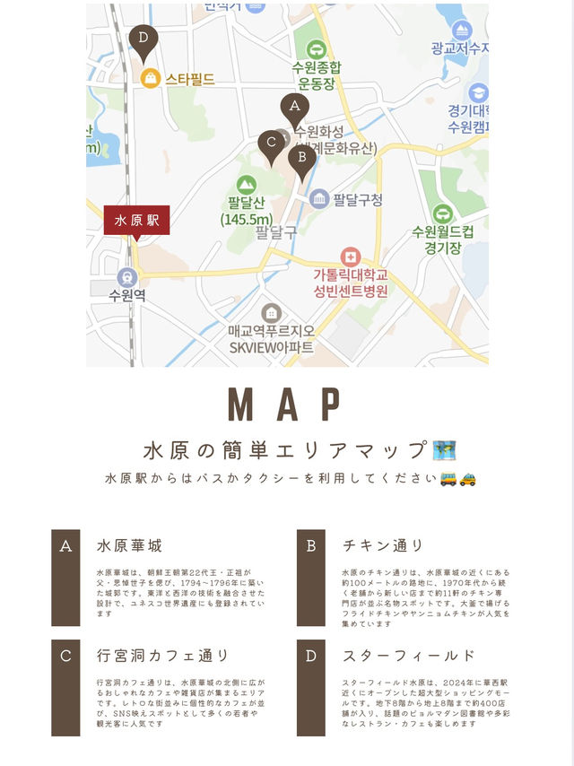 韓国/京畿道【水原】水原旅行おすすめ