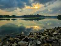 Peaceful Family Day at Lower Peirce Reservoir