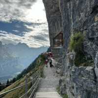 🏔️ “The Cliffside Inn That Time Forgot: A Pilgrimage to Aescher-Wildkirchli”