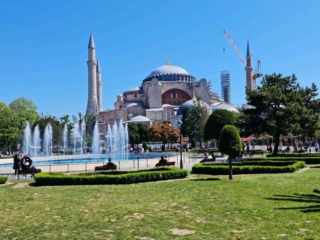 A Landmark is over 1600 year old which dressed as a Church and Mosque