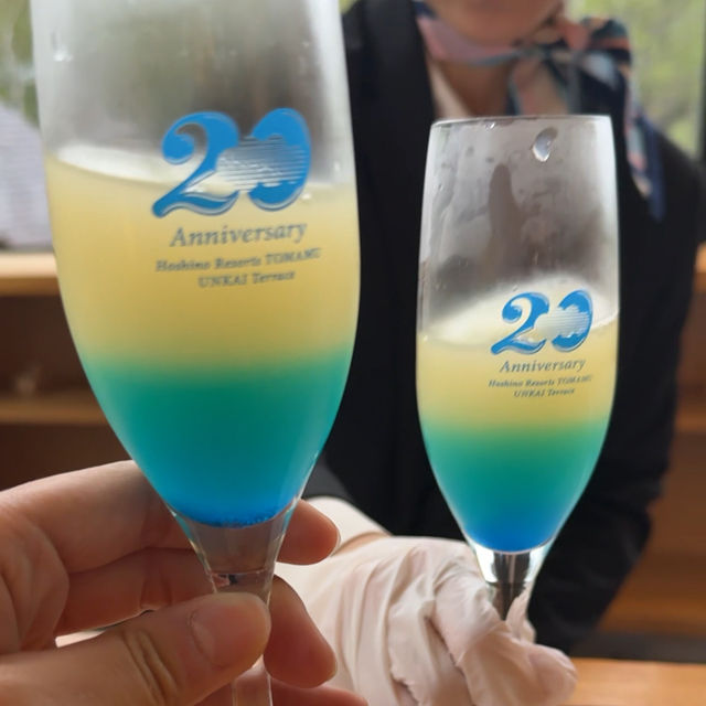 20周年🎉✨️星野リゾートトマムの限定ウェルカムドリンク