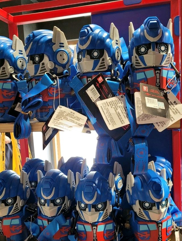 Cool transformers merch in Supply Vault, Universal Beijing Resort