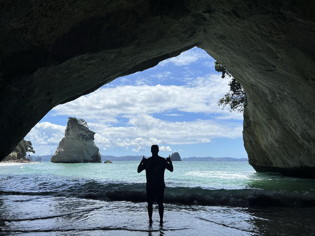 紐西蘭旅遊景點—⛱ Cathedral Cove｜電影場景般的夢幻秘境
