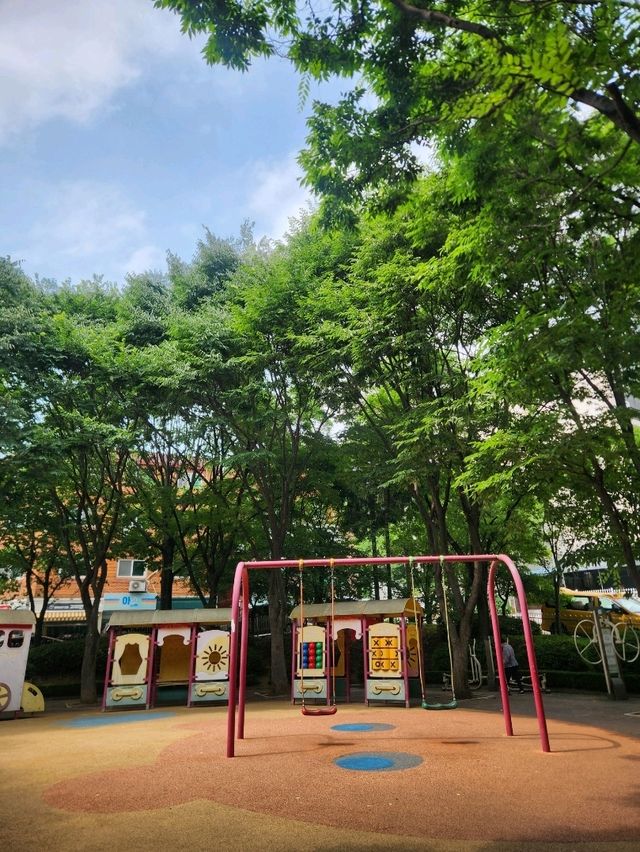 🌳잠시 휴식하기 좋은 군포 금정동 작은공원, "느티울어린이공원"🌳