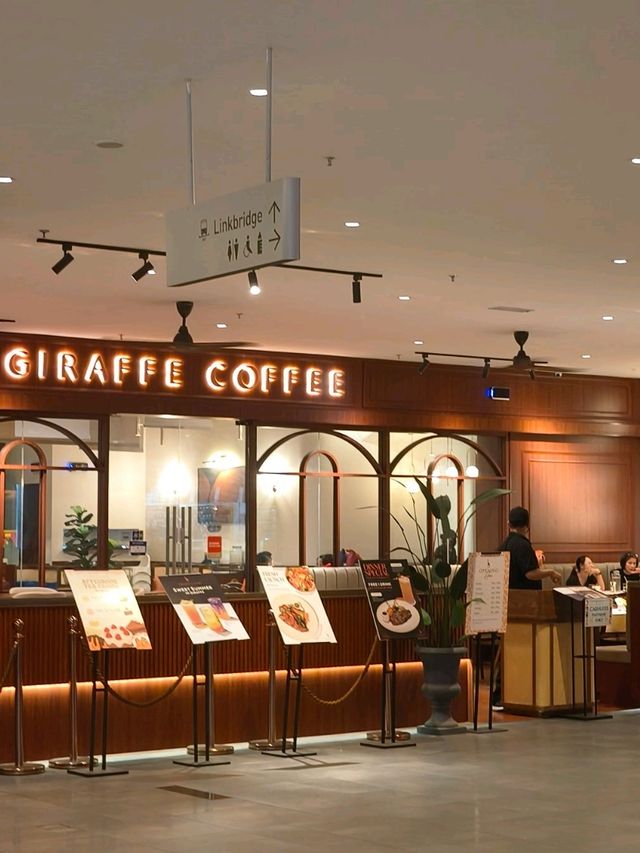 Sweet Break in a Giraffe-Themed Cafe