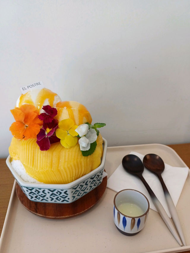 🥰부산 망고빙수 맛집 광안리 카페 엘포스트레 추천