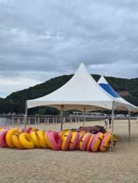 한적하게 해수욕하기 좋은 상주은모래비치🏖