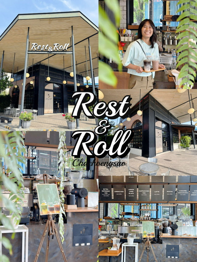 Rest & Roll คาเฟ่สวยๆในปั๊ม ก่อนเข้าเมืองแปดริ้ว
