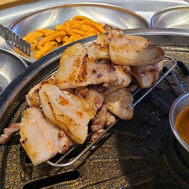 인천 영종도 맛집)쟁반집8292 - 하늘도시 고기집, 삼겹살 맛집