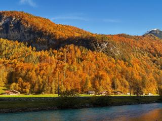 Aare Gorge & Autumn in Meiringen, Switzerland