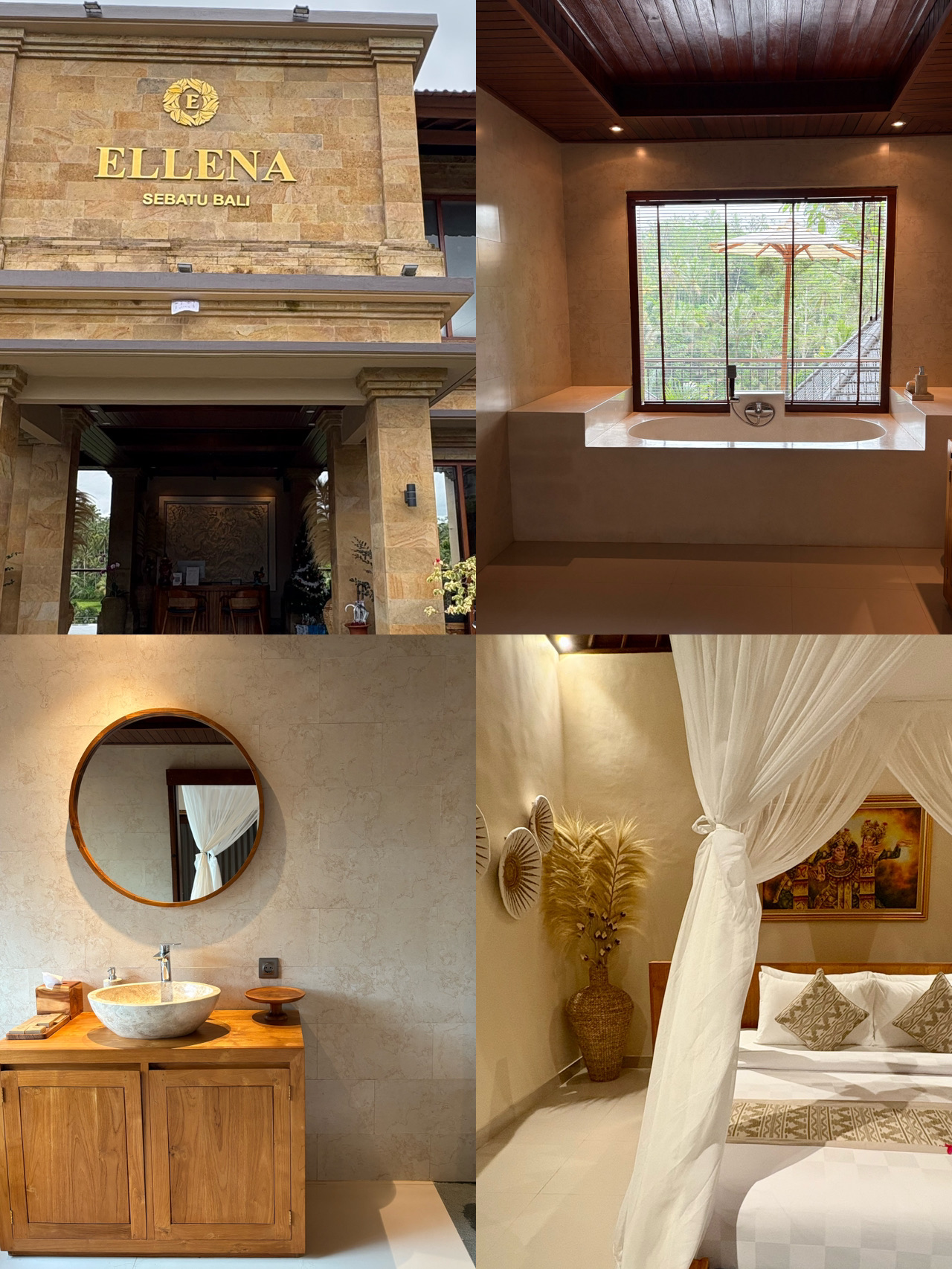 Ini dia villa paling worth it yang pernah aku inapi di Ubud, Bali 🌿
Awalnya aku booking di
📍Oka Suites Ubud
Tapi pas sampai, aku malah diarahkan ke hotel lain dalam grup yang sama, dan yang akhirnya aku tempatin adalah
📍Elena Resort Ubud
Tempat ini bener-bener jackpot…! 😭💕
Percaya nggak percaya, harganya cuma sekitar 3.000 yen (setara Rp 300-ribuan) per orang, tapi sudah dapat:
✔ Private pool
✔ Sudah termasuk sarapan
✔ Kamarnya luas banget
✔ Pelayanannya ramah dan hangat
Kualitasnya jauh di atas ekspektasi ✨
Stafnya super baik dan ramah, mereka perhatian banget selama kami menginap, bikin suasananya jadi nyaman dan tenang banget ☺️
Buat sarapan, kalian bisa pilih mau makan di restoran atau di kamar. Menikmati sarapan enak sambil dikelilingi alam itu rasanya mewah banget 🌿✨
Kalau kalian cari villa cantik yang ramah di kantong, tempat ini bakal mewujudkan impian kalian 🧙
· --------------------------------------
📍Ellena Resort
Alamat: Gg. Banjar, Sebatu, Kec. Tegallalang,
Kabupaten Gianyar, Bali
· --------------------------------------
(“The Arena Resort” ada di trip.com, tapi itu hotel yang berbeda ya dari yang aku bahas di sini 💦)