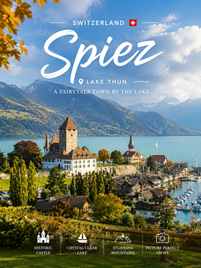 🇨🇭 Spiez, Switzerland | The Fairytale Lakeside Town You Shouldn't Skip