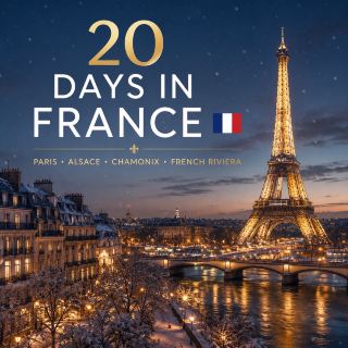 🇫🇷 20天 • 4個世界 • 1段史詩般的法國之旅 ✨