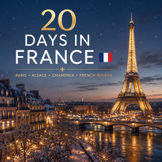 🇫🇷 20 DAYS • 4 WORLDS • 1 EPIC FRANCE JOURNEY ✨
