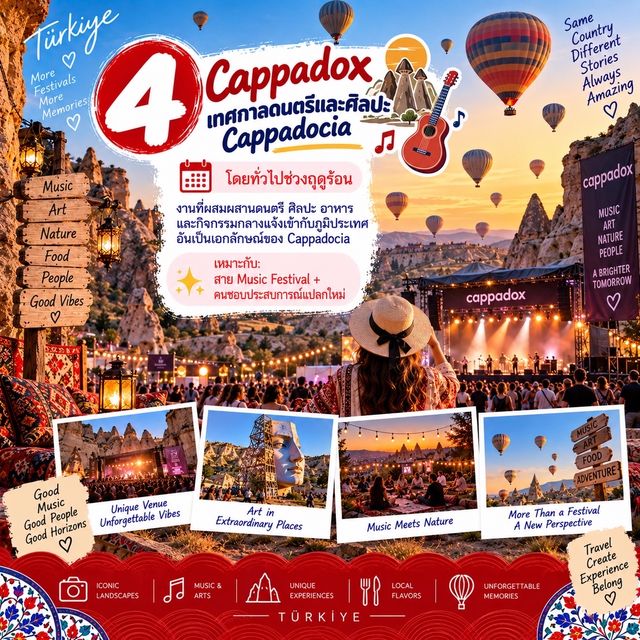 🇹🇷 5 เทศกาลตุรกีที่นักท่องเที่ยวควรไปสักครั้ง 🎉✨