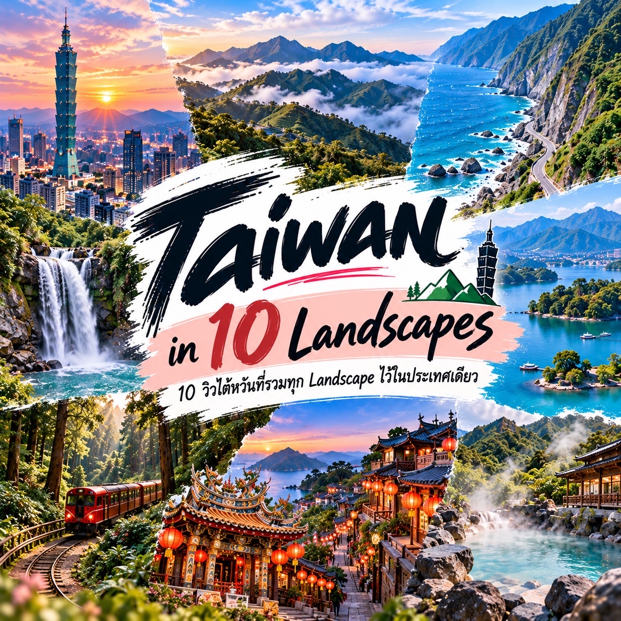 Taiwan in 10 Landscapes | 10 วิวไต้หวันที่รวมทุก Landscape ไว้ในประเทศเดียว