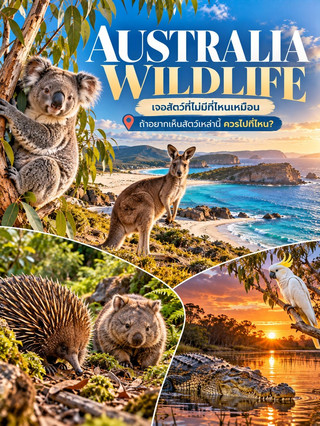 🐨🦘 Australia Wildlife — เจอสัตว์ที่ไม่มีที่ไหนเหมือน 🇦🇺✨