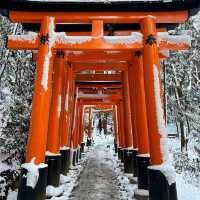 Snowy Kyoto