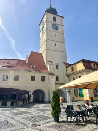 Sibiu Landmark Holy Trinity Roman Catholic Church