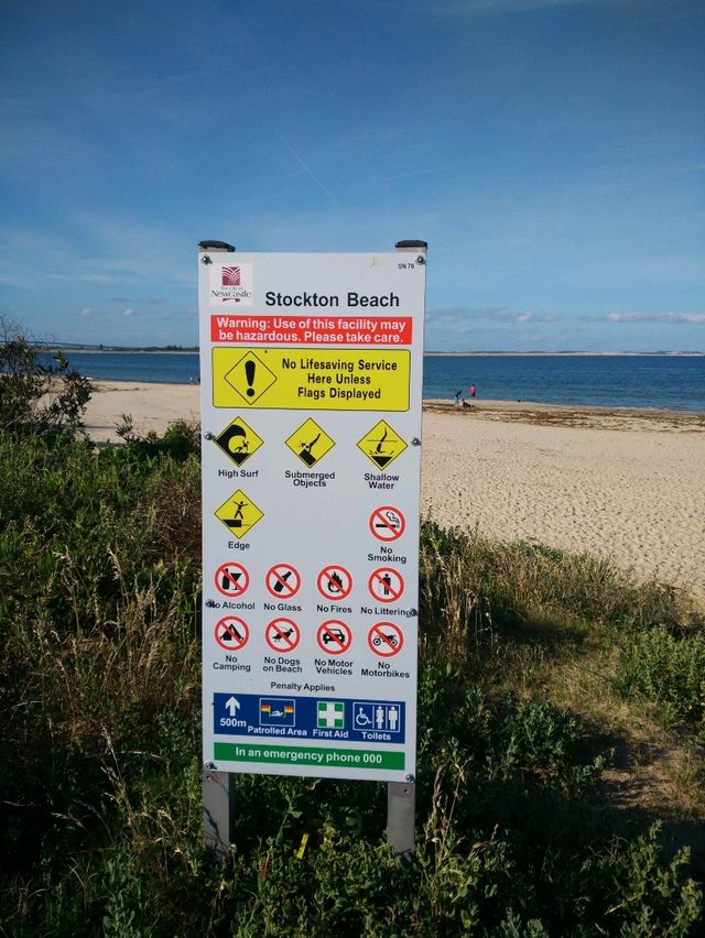 Stockton beach , NSW