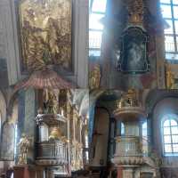 The churches are very nice in Győr, Hungary