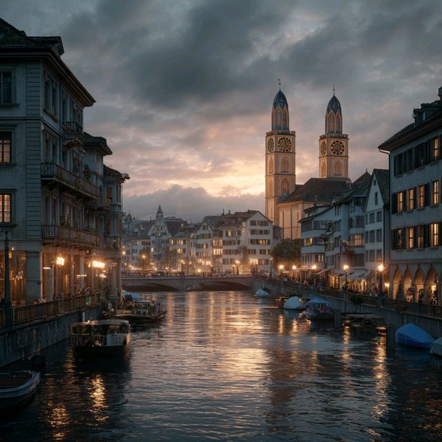Zurich’s Old Town Charms & Iconic Landmarks 🌇🕍