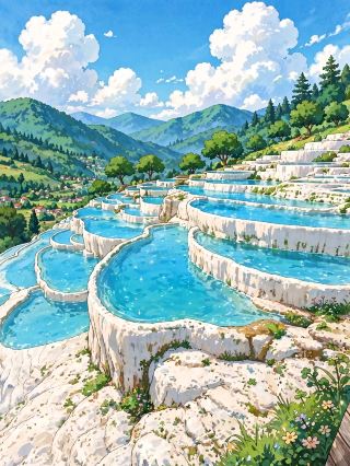 Discovering the Dreamy White Water Terraces Near Shangri-La 🌈✨