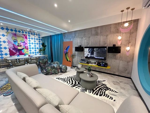 Discover a commercial art-themed homestay.