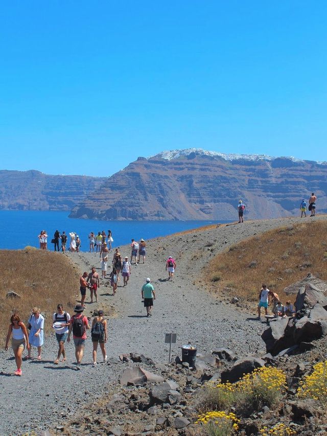 聖托里尼 | 火山島徒步溫泉