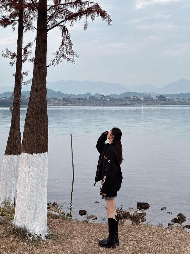 清遠拍照聖地-清遠“小洱海”|||地址:清遠北江南岸公園